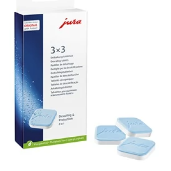 Jura -  2-Phasen-Entkalkungstabletten, Packung à 3x3 Stück